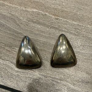 Silver Clip Earrings